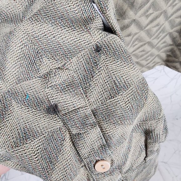 Jhane Barnes Diamond Jacquard Woven Cotton Button Front Shirt - Picture 4 of 7